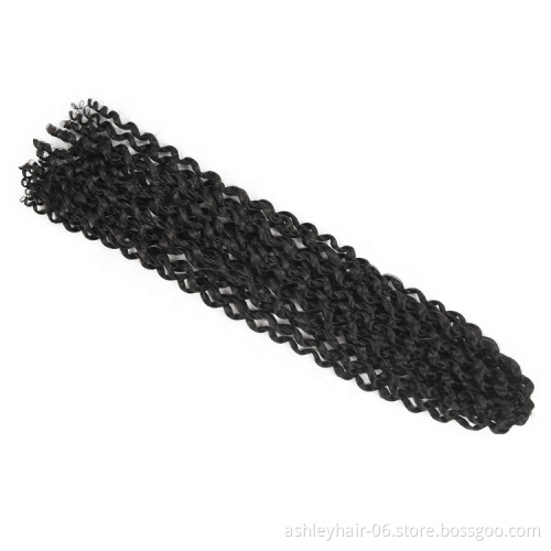 hot sale synthetic water wave hair water wave braiding hair water wave 18inch